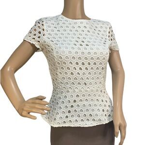 Pam & gela crochet peplum top